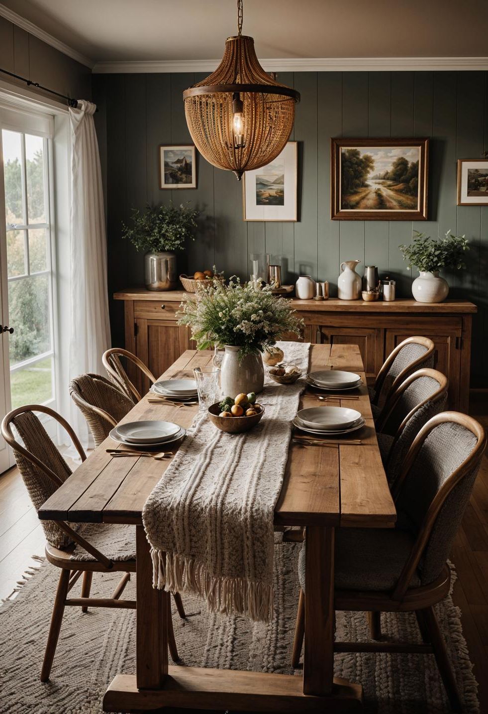 4. Rustic Dining Room Inspiration