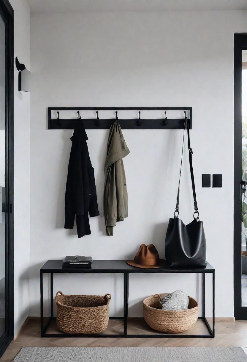 21. Black Metal Wall Hook Ideas