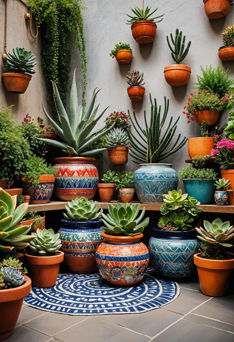 12. Handmade Pottery for a Boho Patio - photo 2