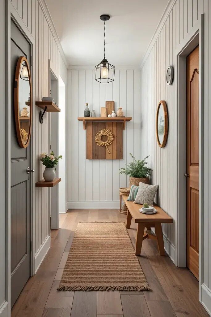 Cozy Rustic Ideas for Narrow Hallways - photo 2