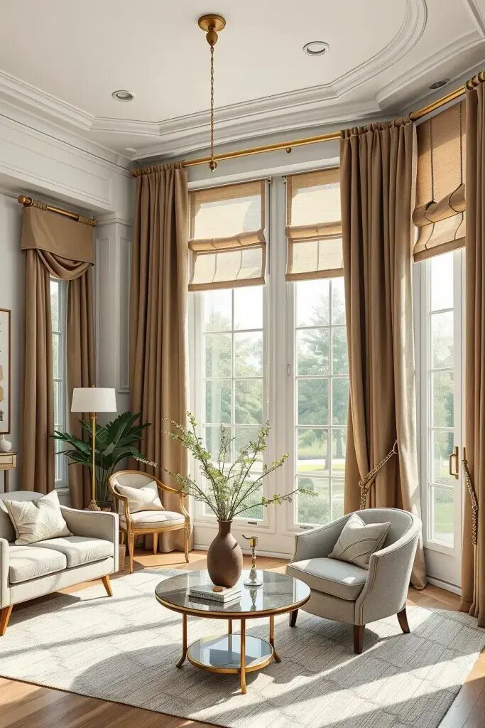 15. Luxurious Drapery and Window Treatment Ideas