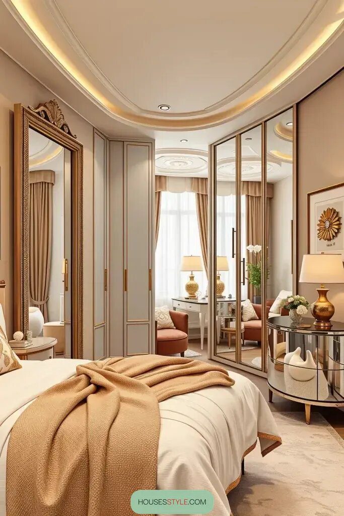 How Mirrors Bring Sparkle and Light to Small Bedrooms