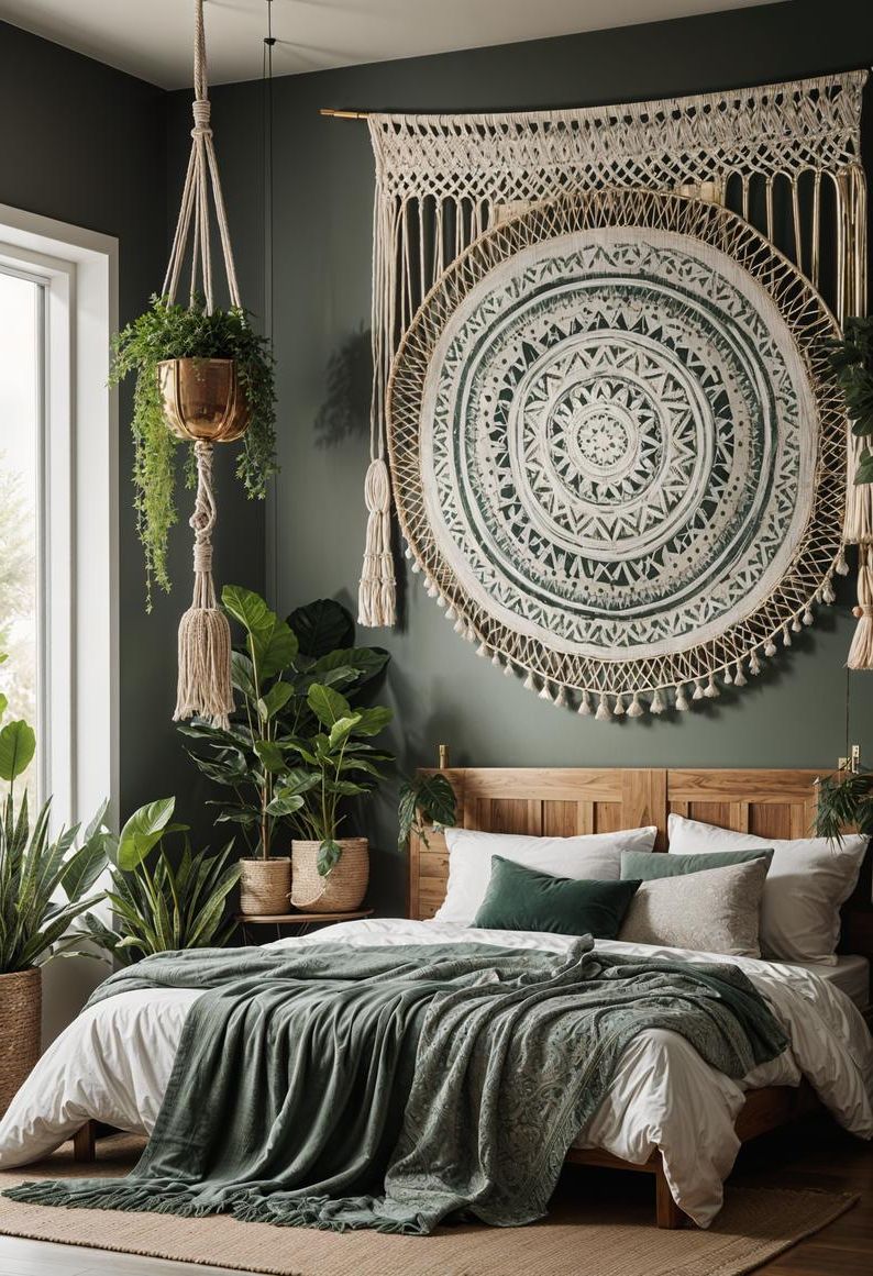 2. Boho Chic Bedroom Retreat