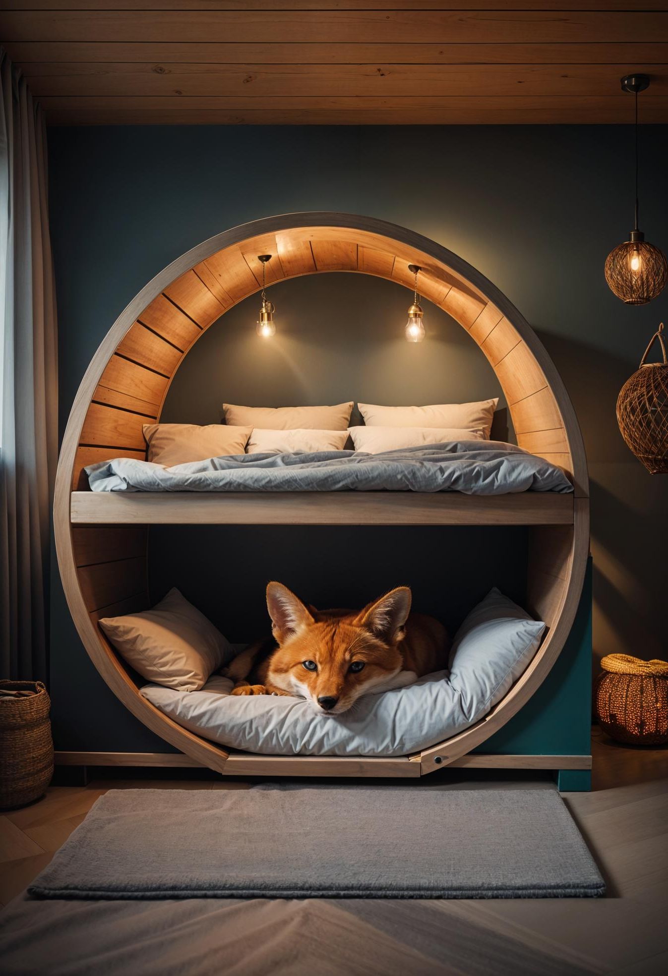 14. Fox Den Bedframe for Woodland Charm