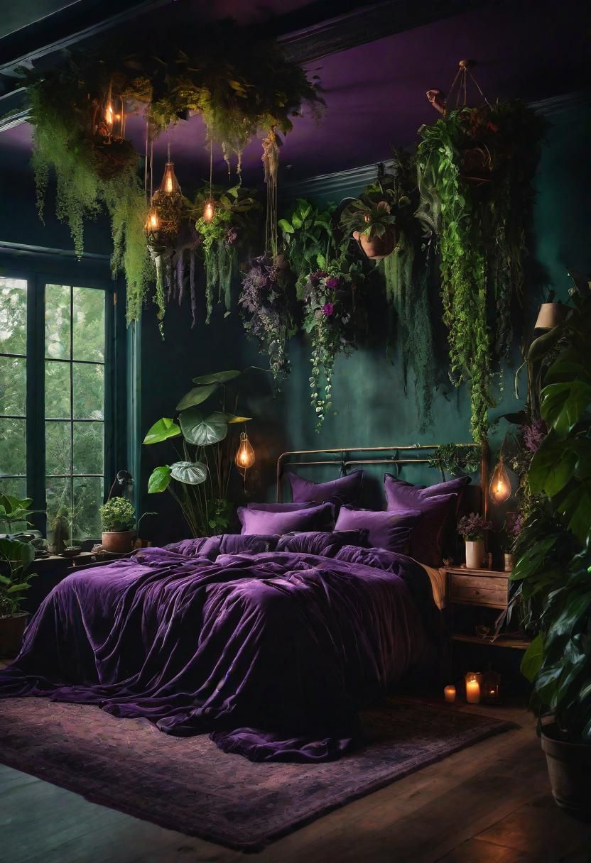 10. Dark Botanical Corner Styling - photo 2