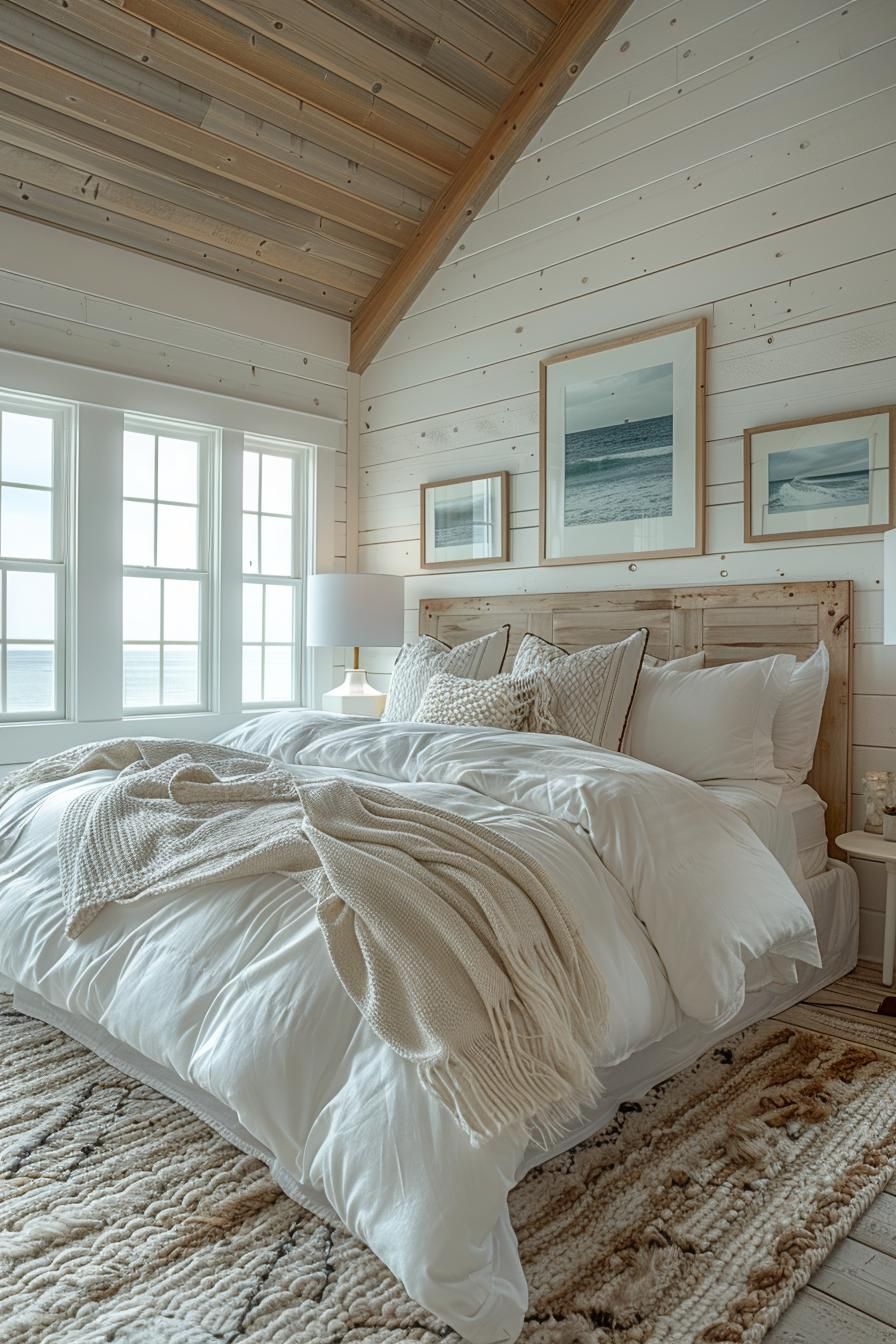 1. Coastal Collage with Driftwood Frames