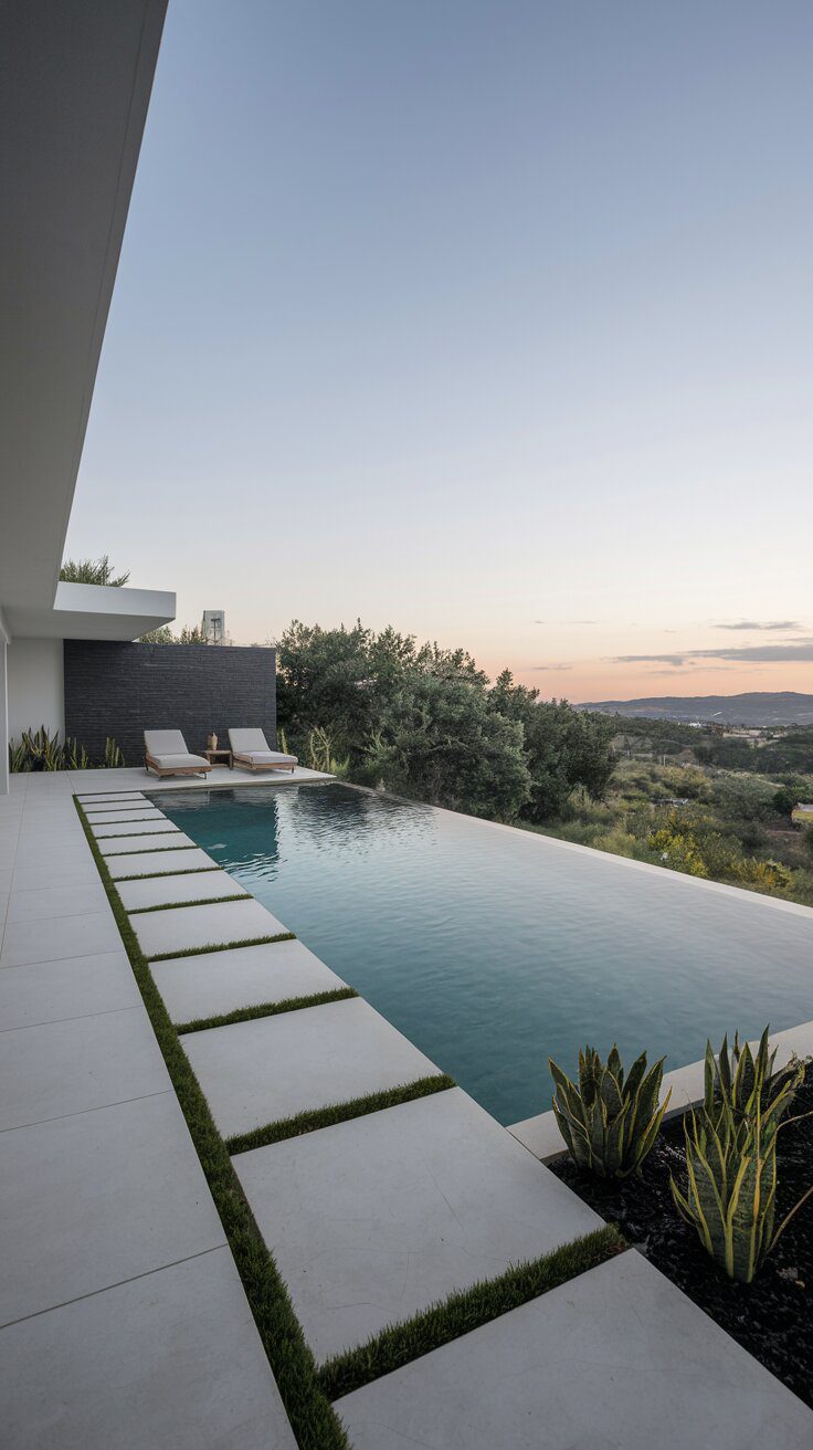 Infinity Edge Pools for Backyard Luxury