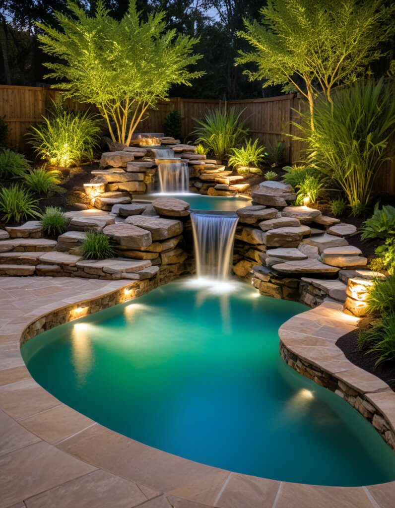 Small Waterfalls to Upgrade Your Backyard
