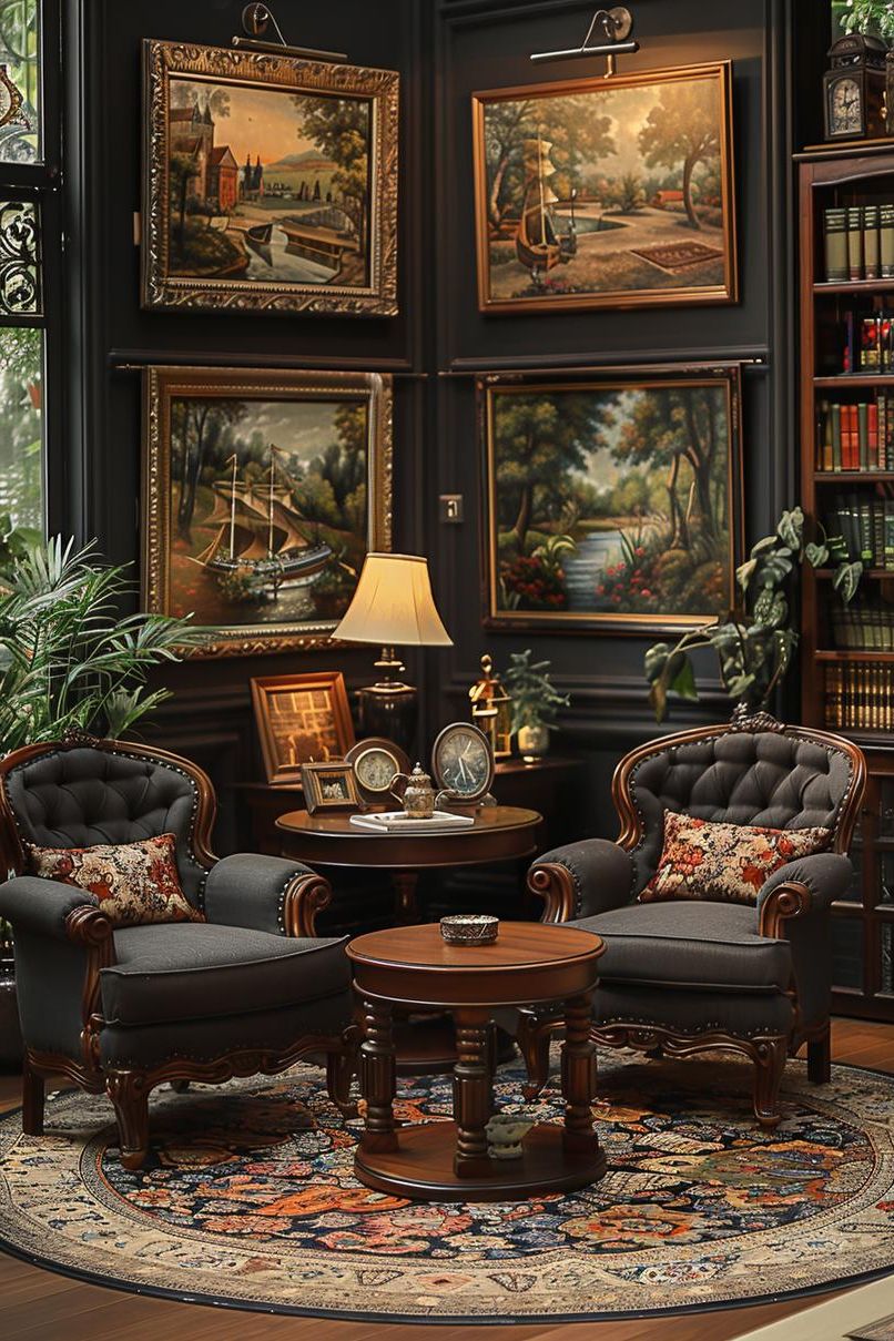 15. Vintage Earthy Living Room Style - photo 4