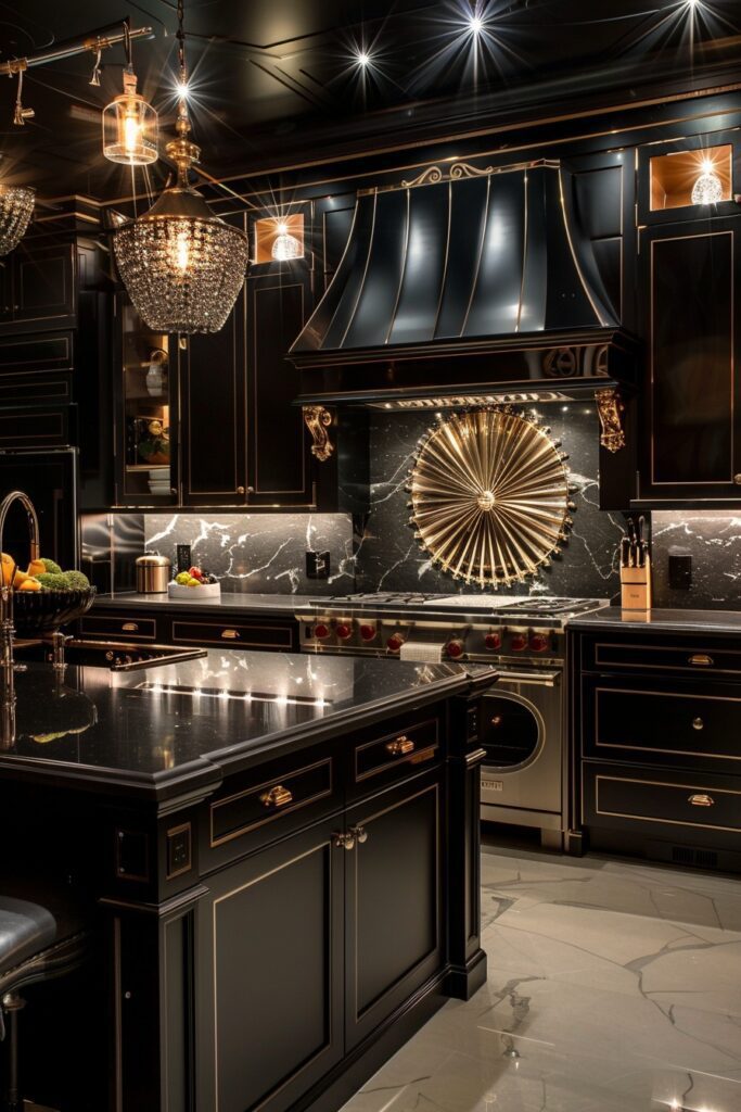 22. Modern Kitchens with Art Deco Influence
