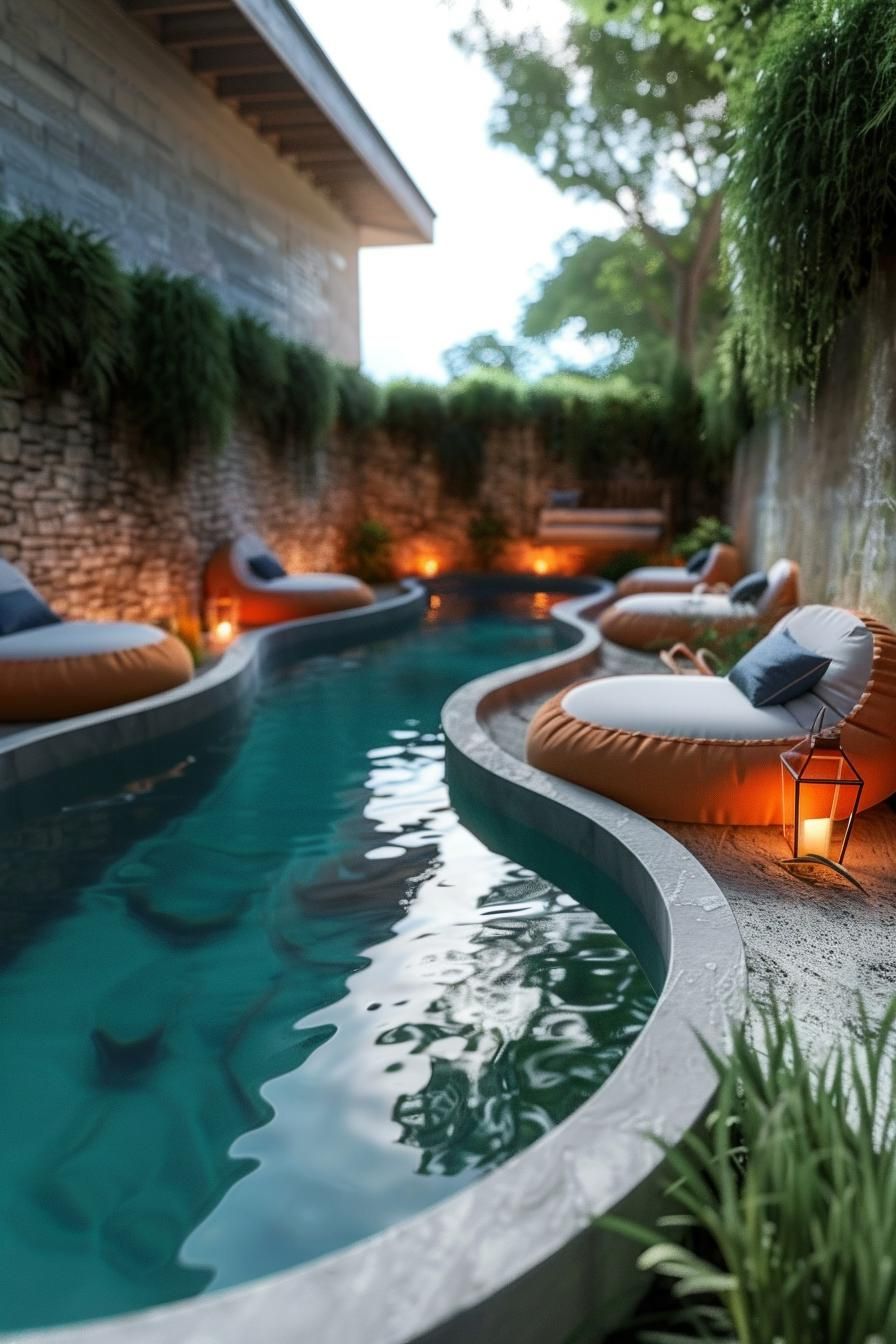1. Floating Pool Lounge Ideas - photo 2