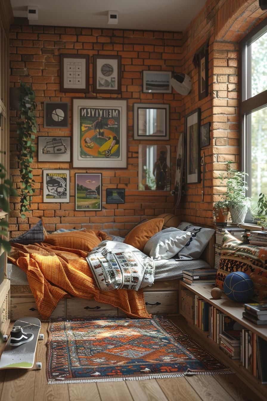 5. Sporty Dorm Room Wall Display - photo 2