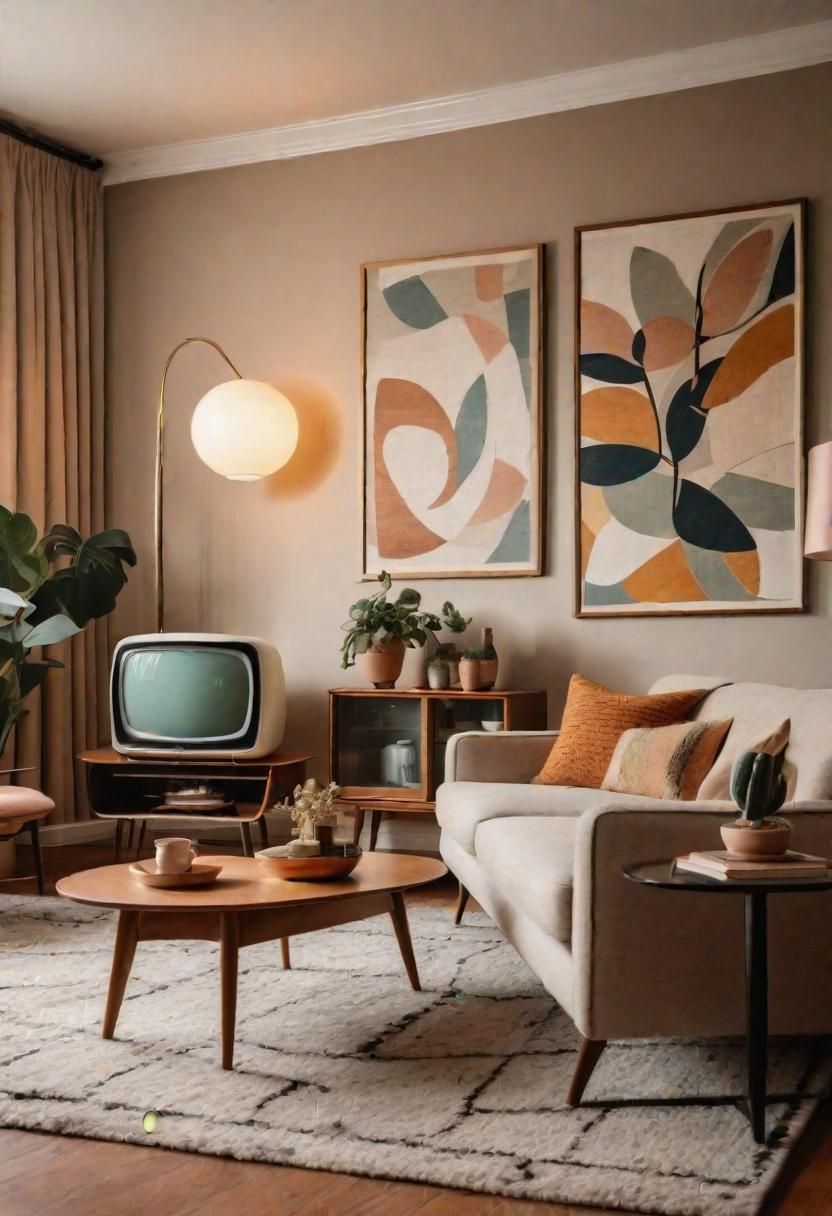 21. Retro Revival Décor with Nostalgic Charm