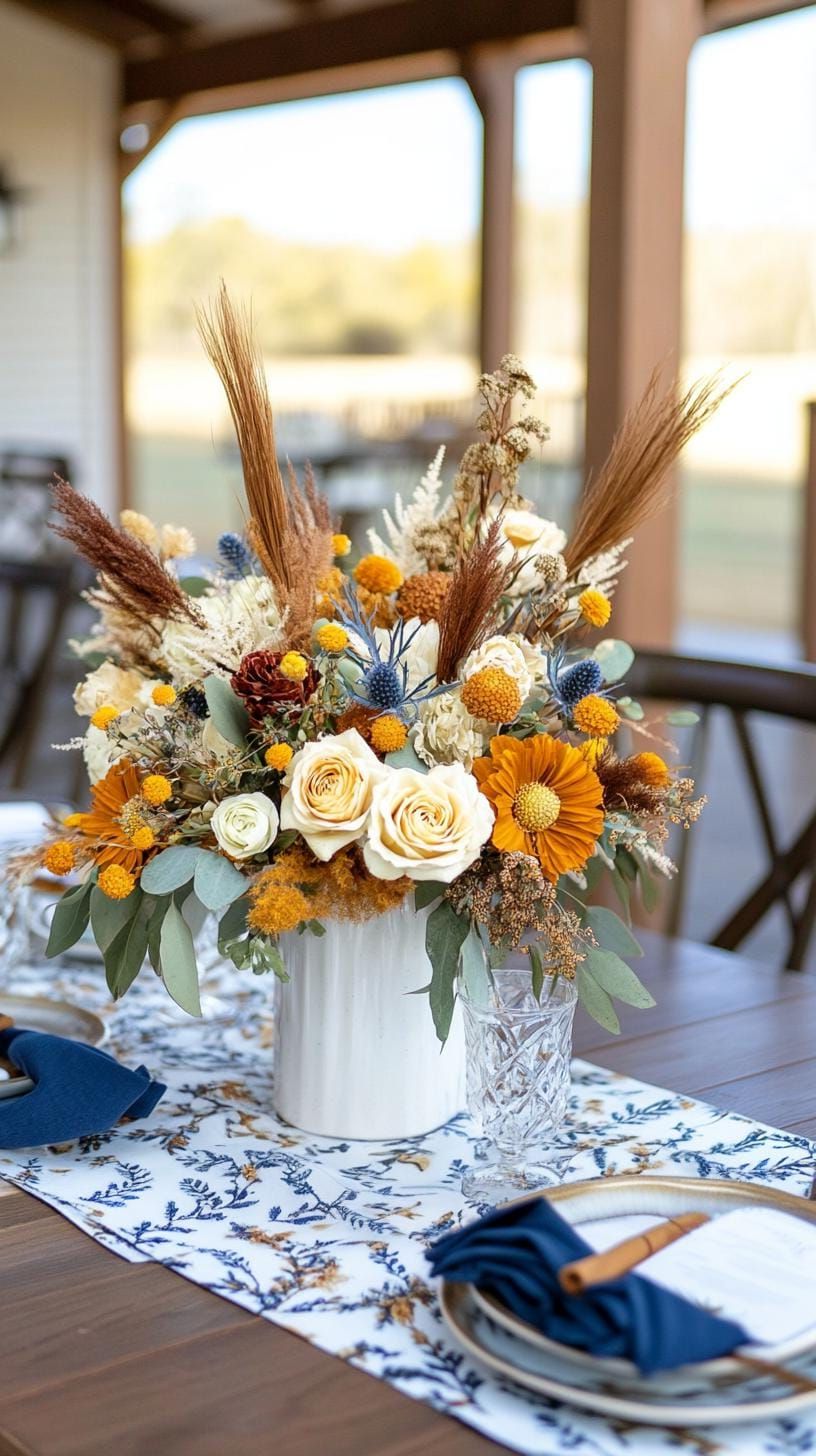 6. Cinnamon-Spiced Winter Floral Centerpieces - photo 2
