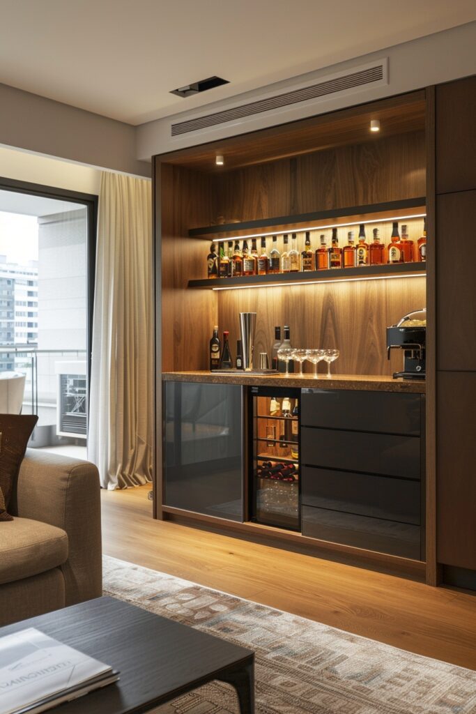 20. Compact Home Bar Units
