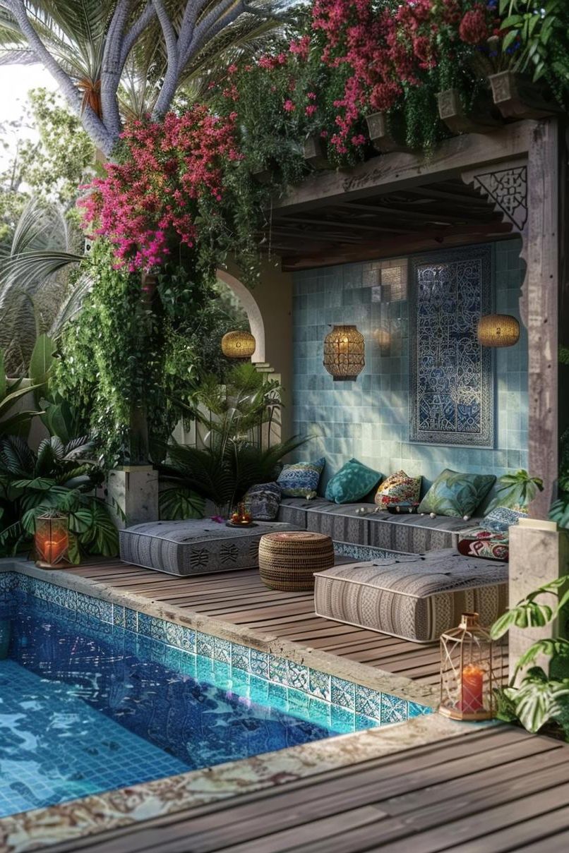 6. Moroccan Pool Deck Style - photo 2