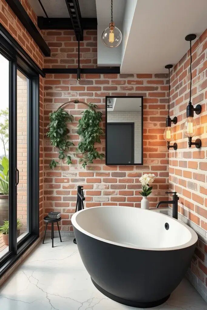 Industrial-Luxe Bathrooms with Metallic Fixtures - photo 2