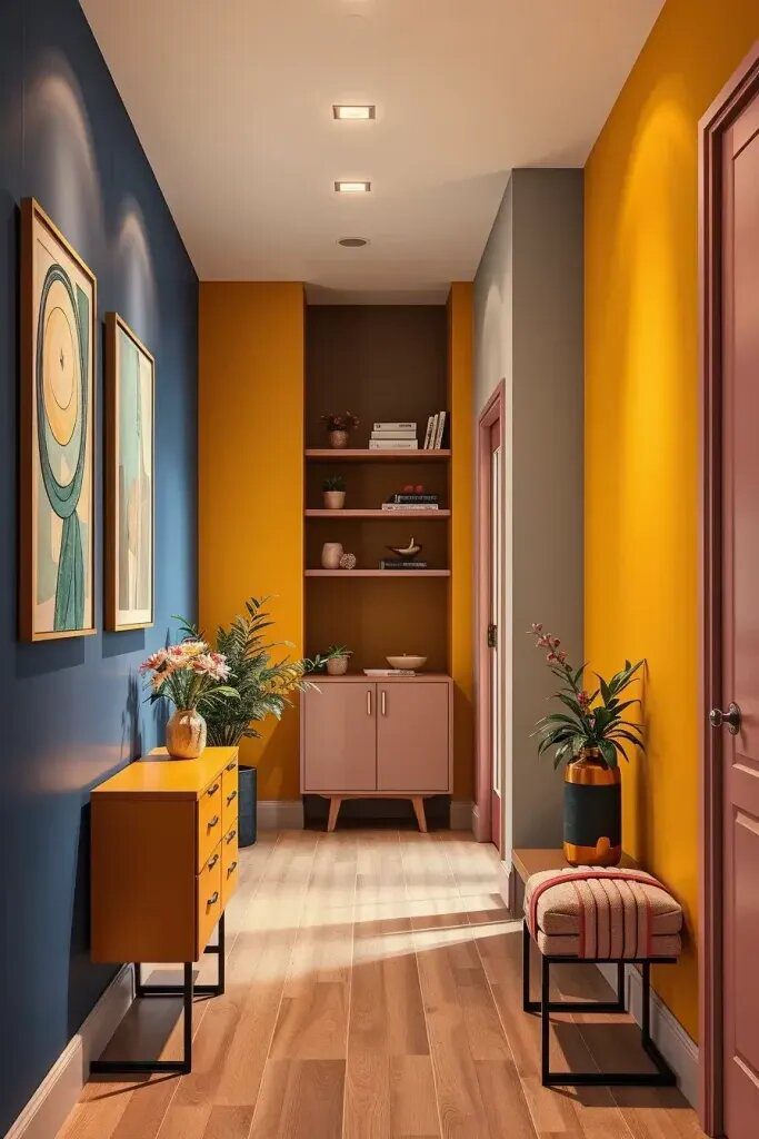 Color-Blocked Hallways That Make a Statement - photo 2