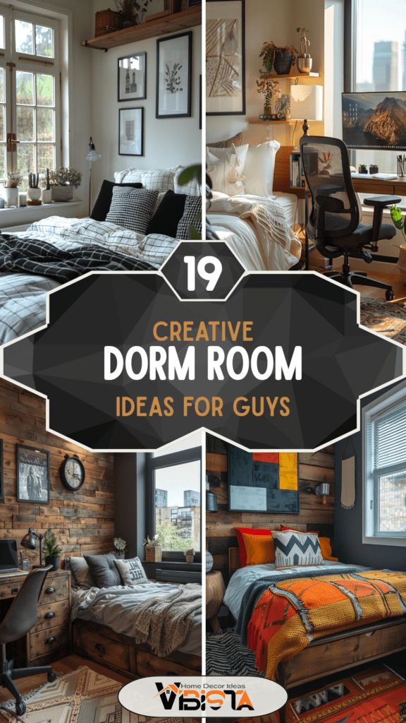 19 Creative Dorm Room Ideas for Guys