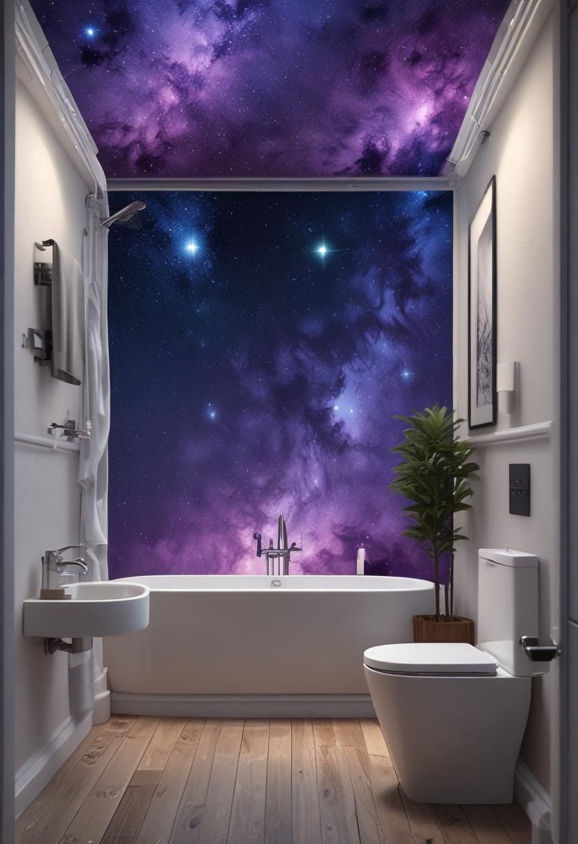 13. Celestial Starry Sky Wallpaper