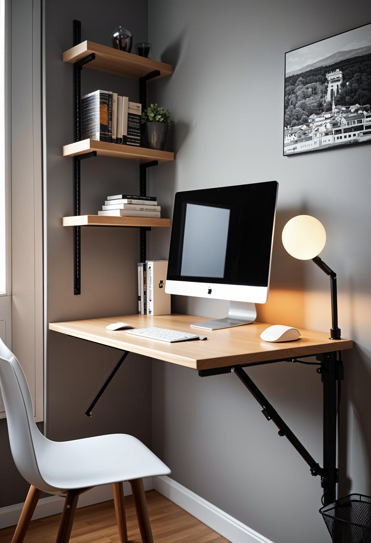 14. Compact Foldable Desk Solutions