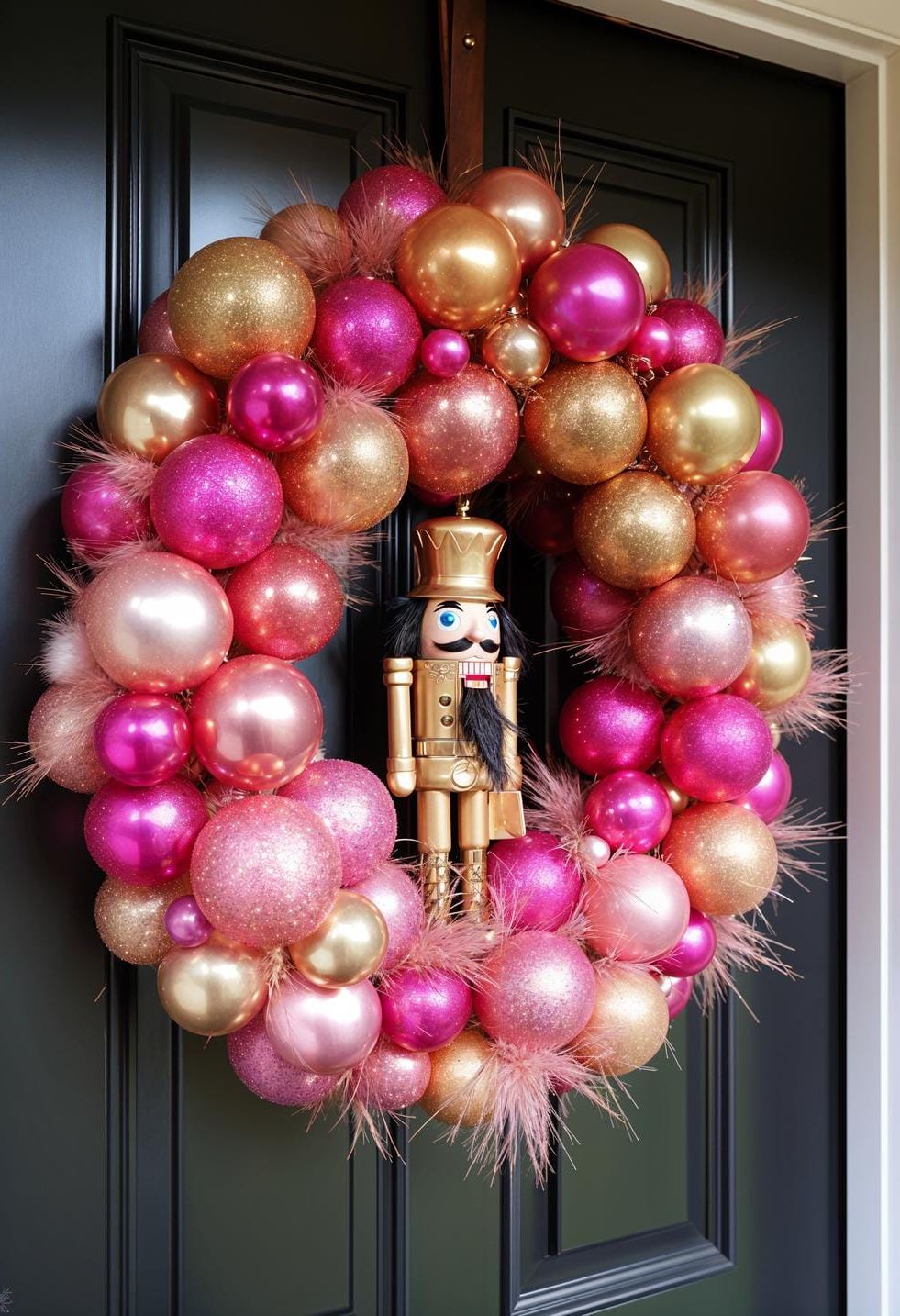 7. Nutcracker-Themed Wreath Display - photo 2