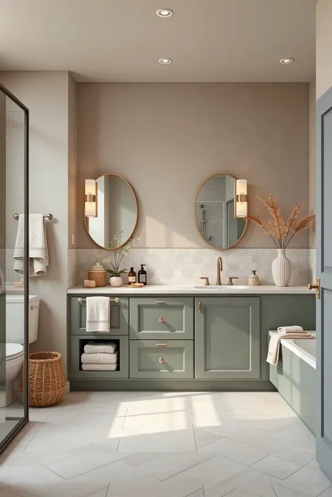 5 Calming Paint Colors for a Relaxing Bathroom - photo 2