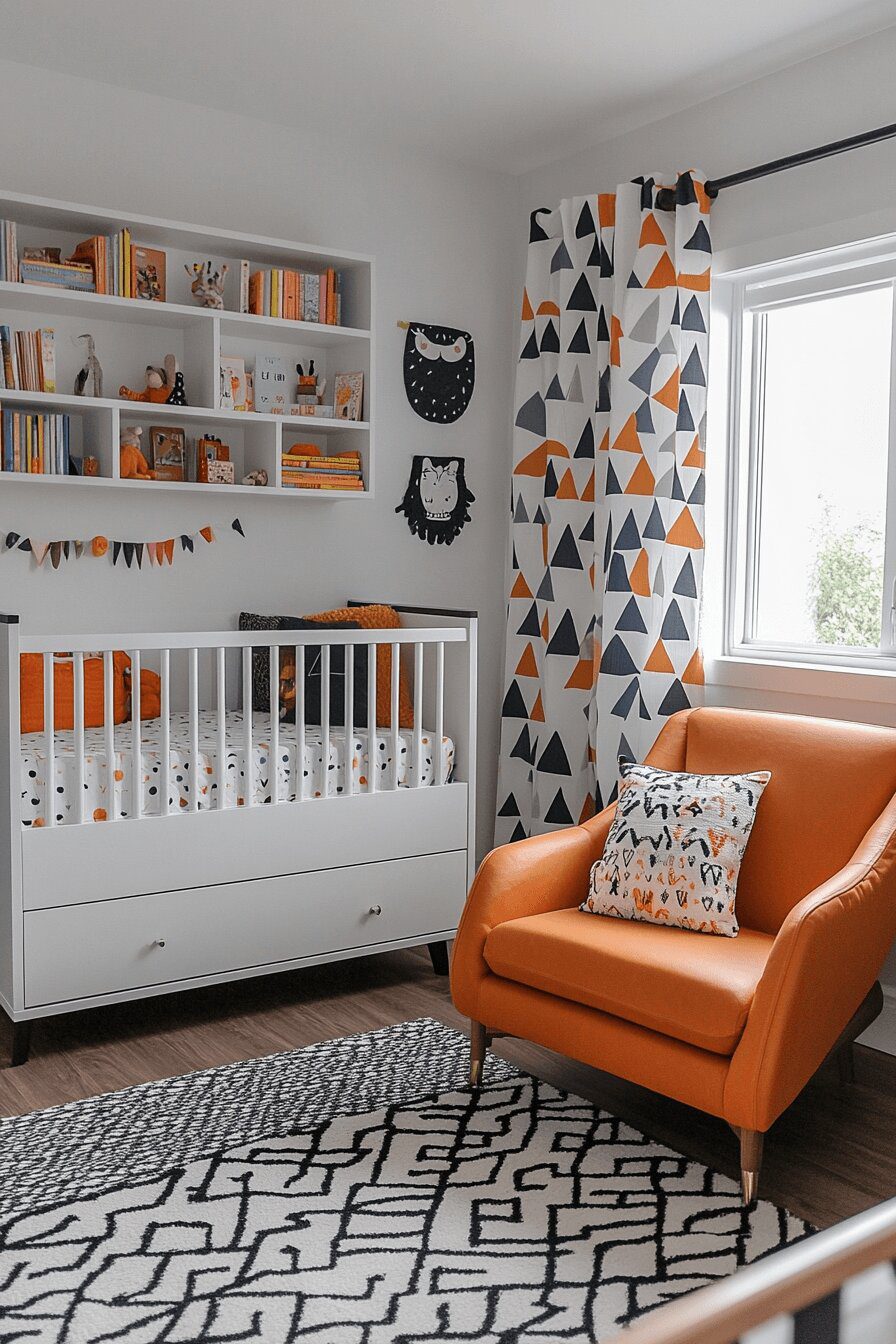 11. Chic Geometric Shape Sanctuary