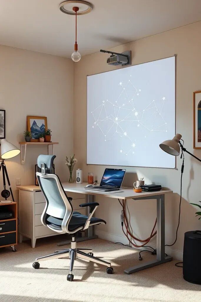 Using a Projector to Trace Wall Designs - photo 2