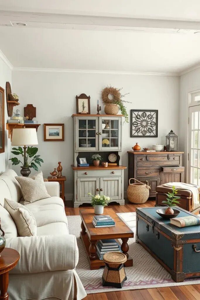 49. Mix Vintage Finds With Modern Pieces