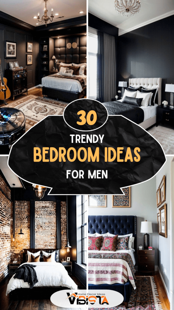 30 Trendy Bedroom Ideas For Men: For Your Ultimate Sanctuary