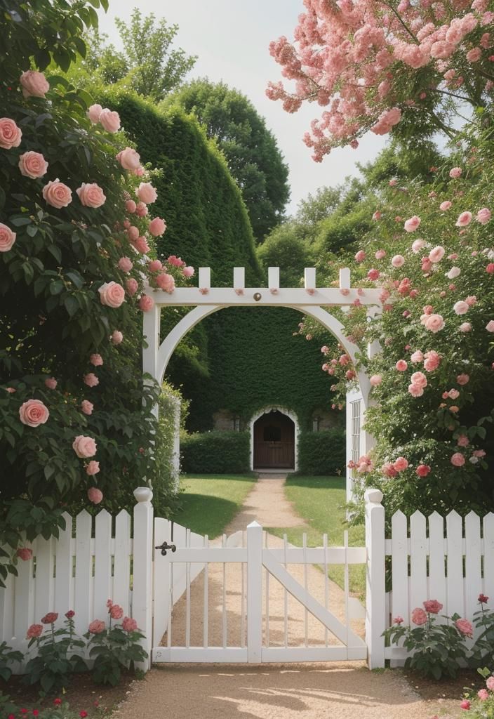 3. Rose-Covered Picket Gate Inspiration - photo 2