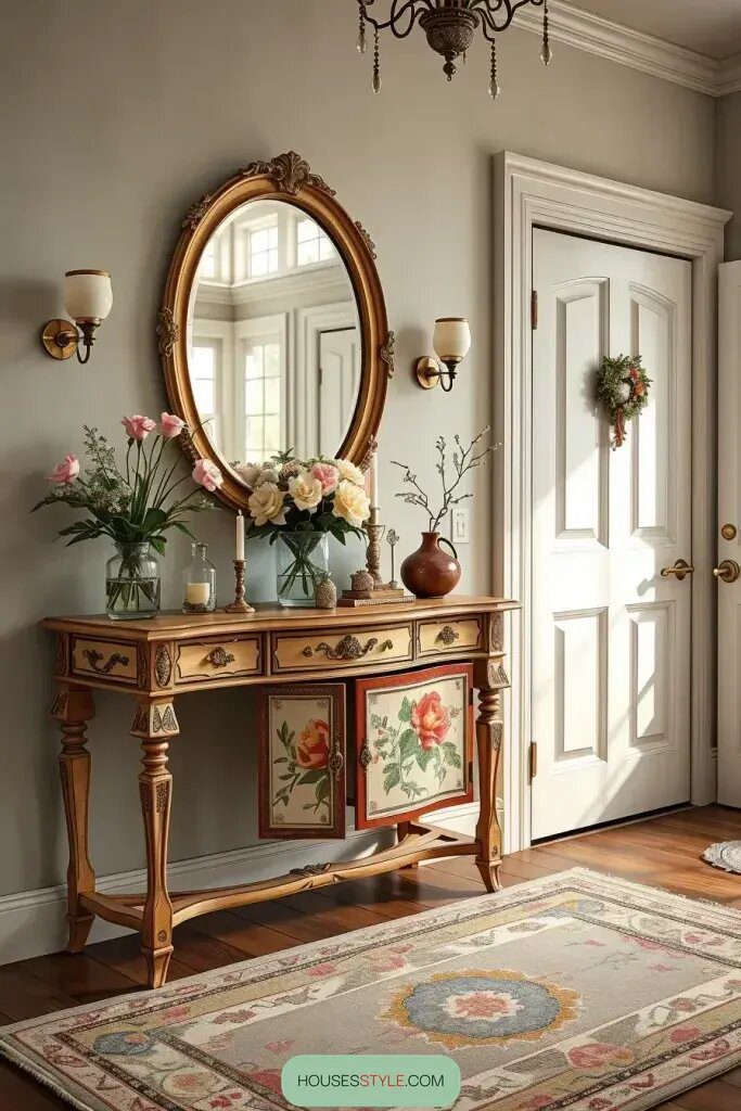 Vintage-Inspired Decor Ideas for a Creative Entryway