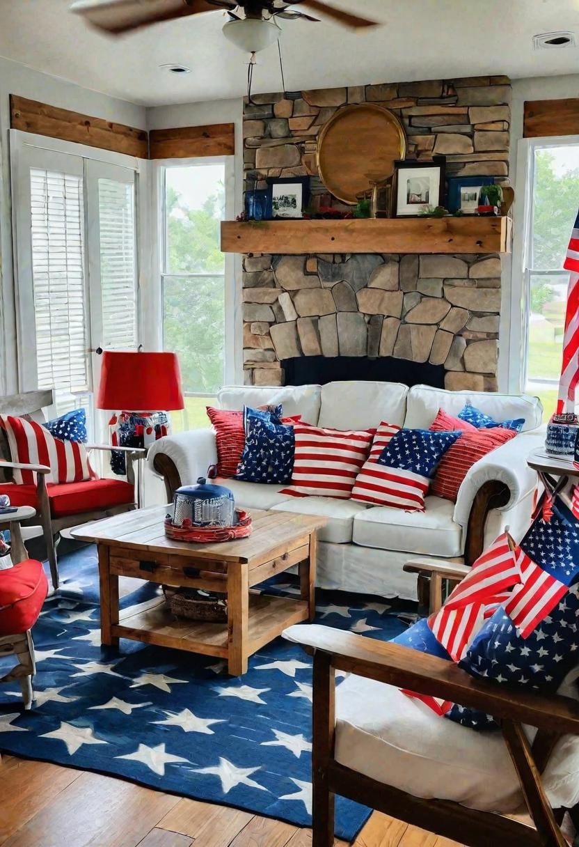 34. Patriotic Porch Decor Ideas