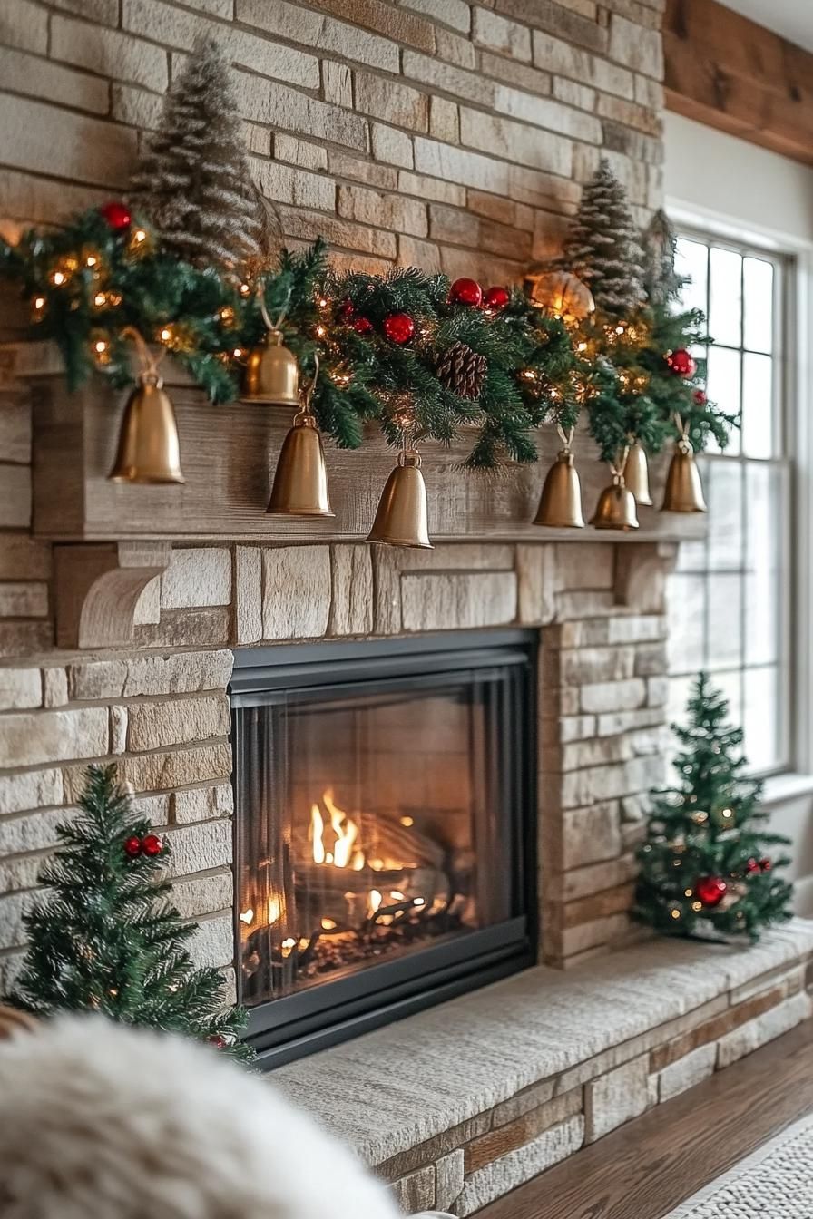 19. Vintage Bell Garland Ideas