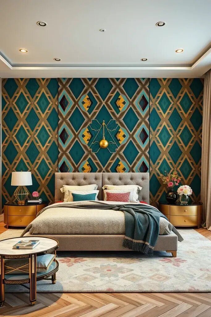 Bold Patterned Designer Wallpaper Statements