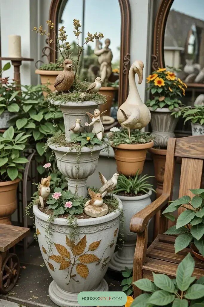 Planter Figurines as Everyday Decor Accents