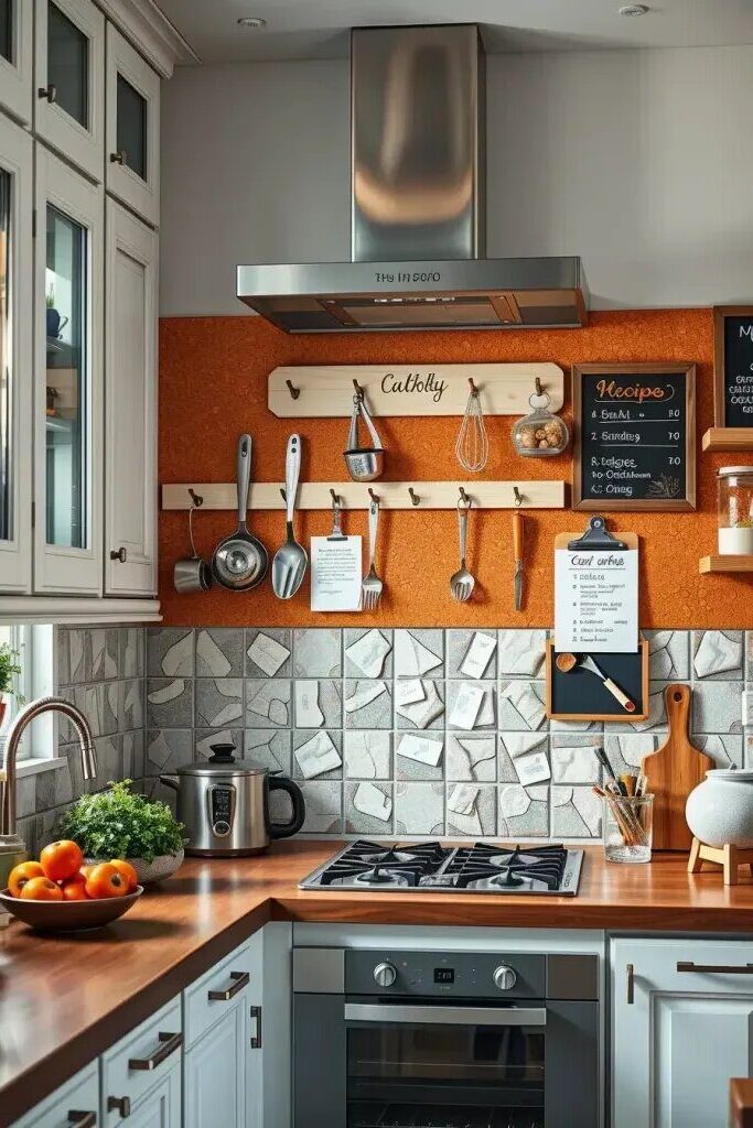 Textured Pinboard Backsplashes With Vintage Flair - photo 2