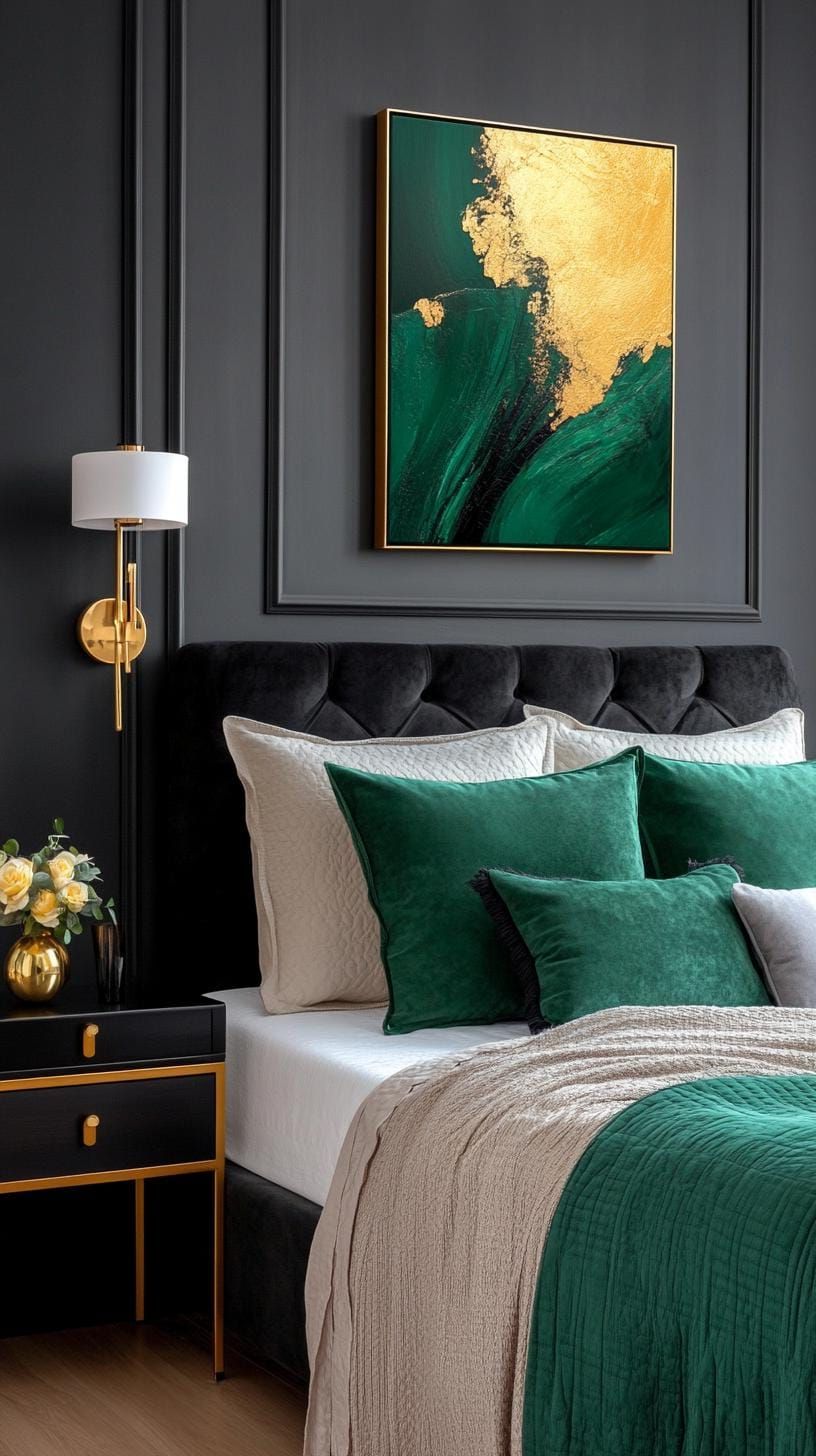 17. How to Create an Abstract Bedroom Mood - photo 3