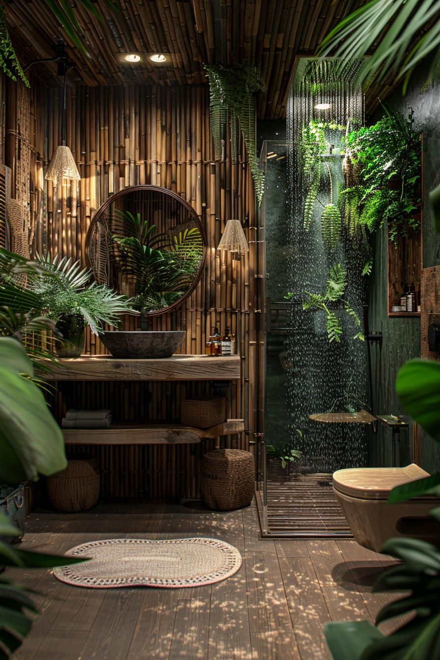 5. Bamboo Rain Shower Retreat