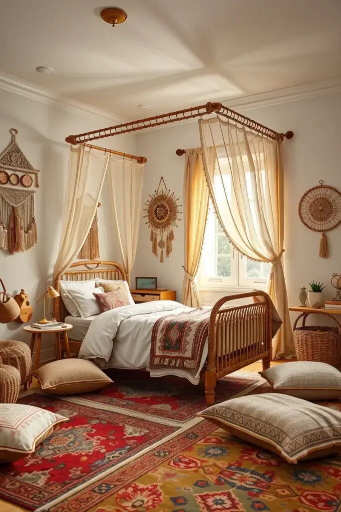 Bohemian Style Kids Bedroom Ideas