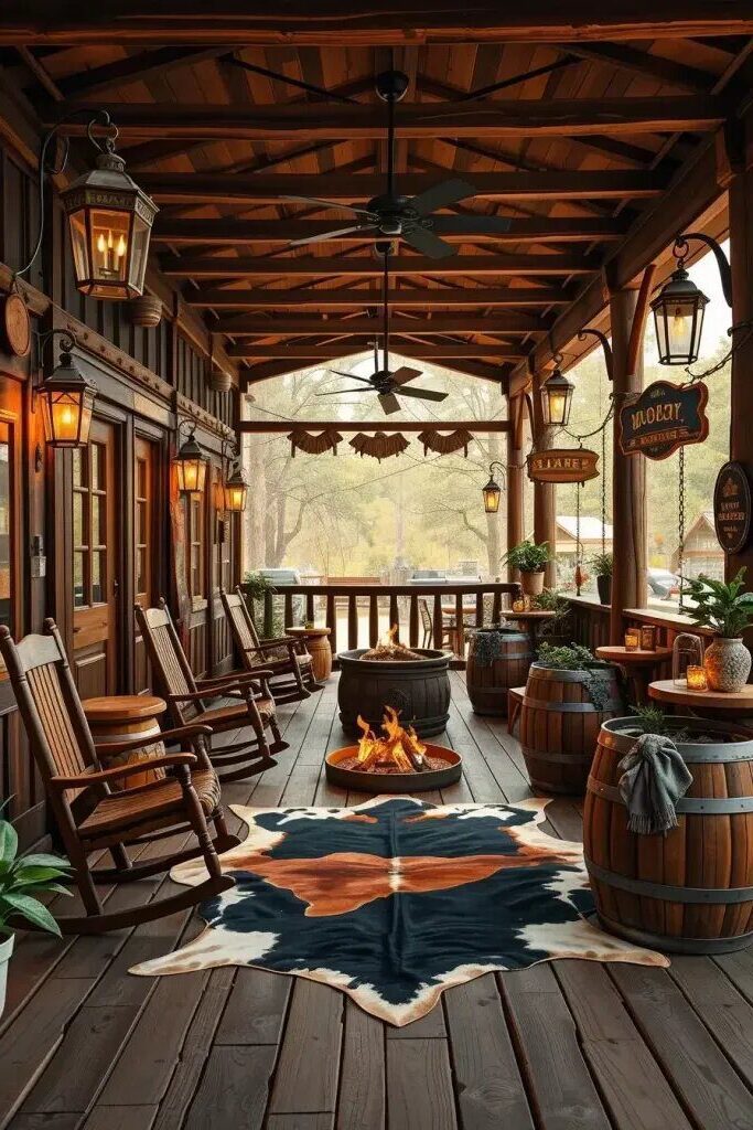 Western Decor Ideas for Decks and Patios