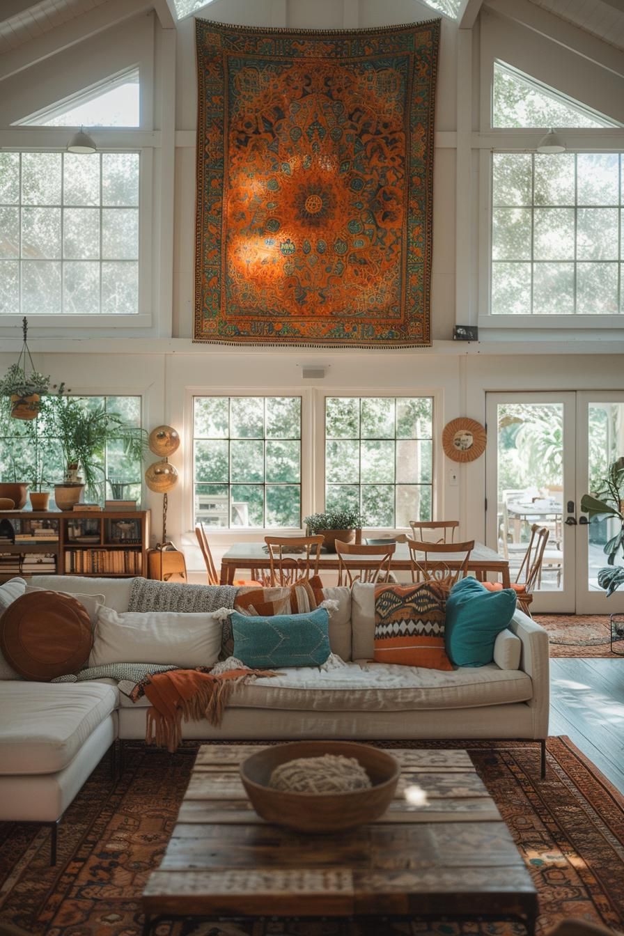 18. Showcasing Boho Textile Art