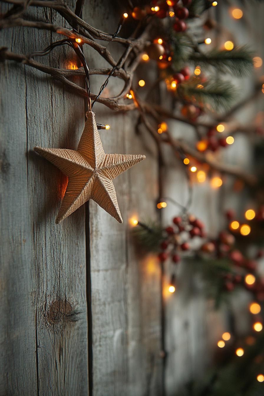 17. Starlight Twig Ornament Ideas