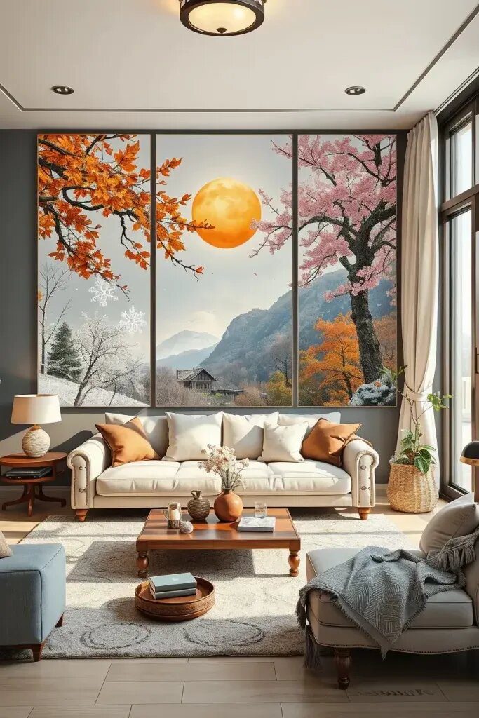 Colorful Seasonal Mural Ideas for Any Room