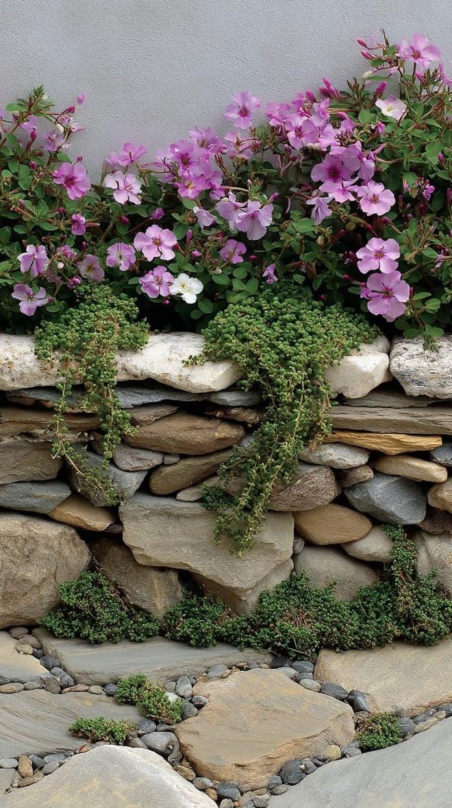 20. Purple Flower Strip with Mixed Stone Accents - photo 2
