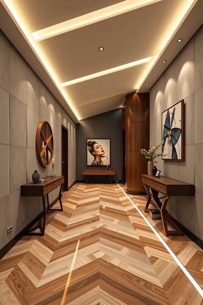 Angular Hallways With Asymmetrical Layouts - photo 2