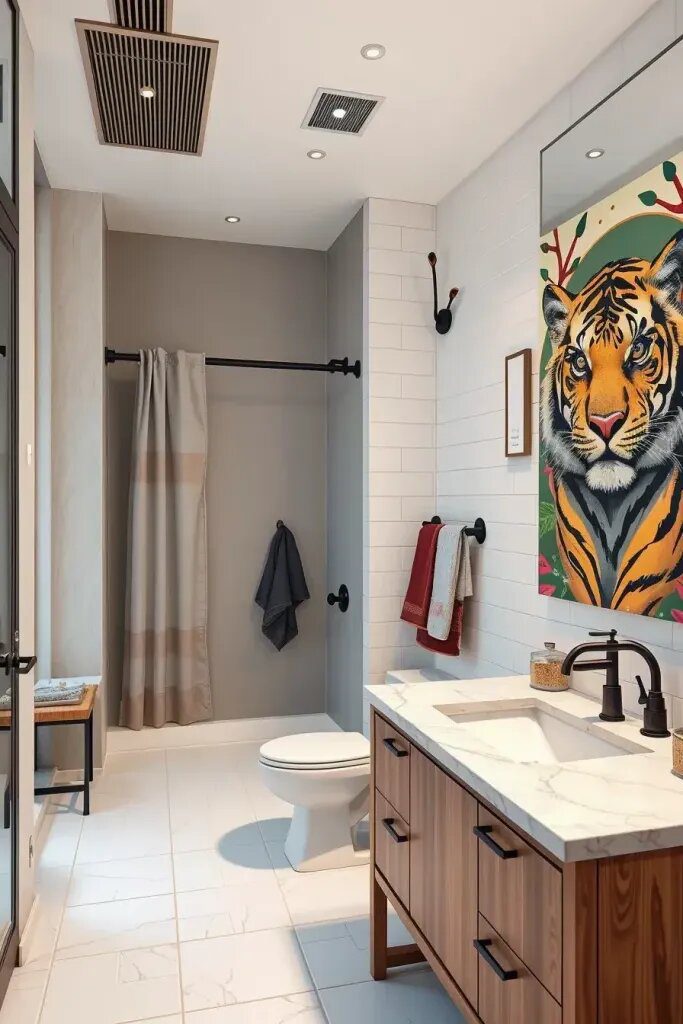 Wildlife-Inspired Shower Curtains That Wow