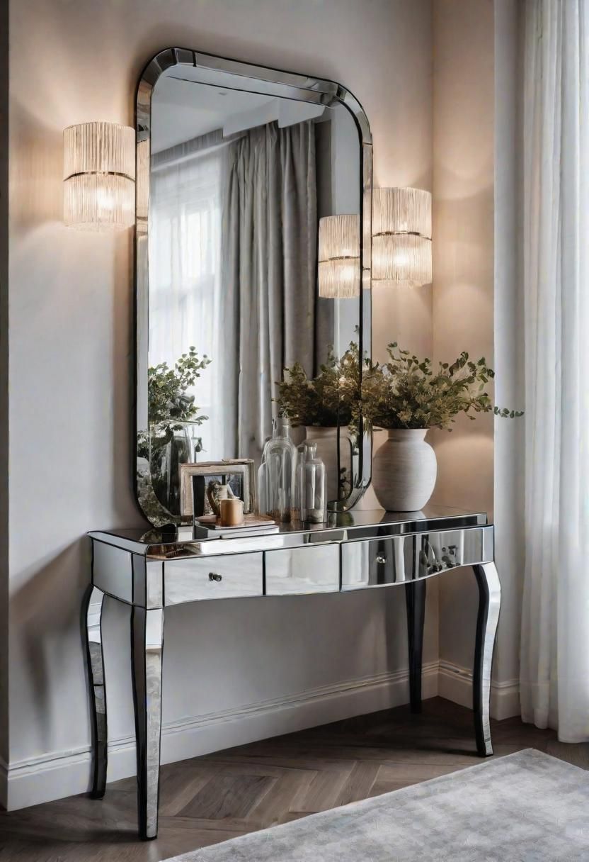 5. Mirror Collage Impact Entryway Space