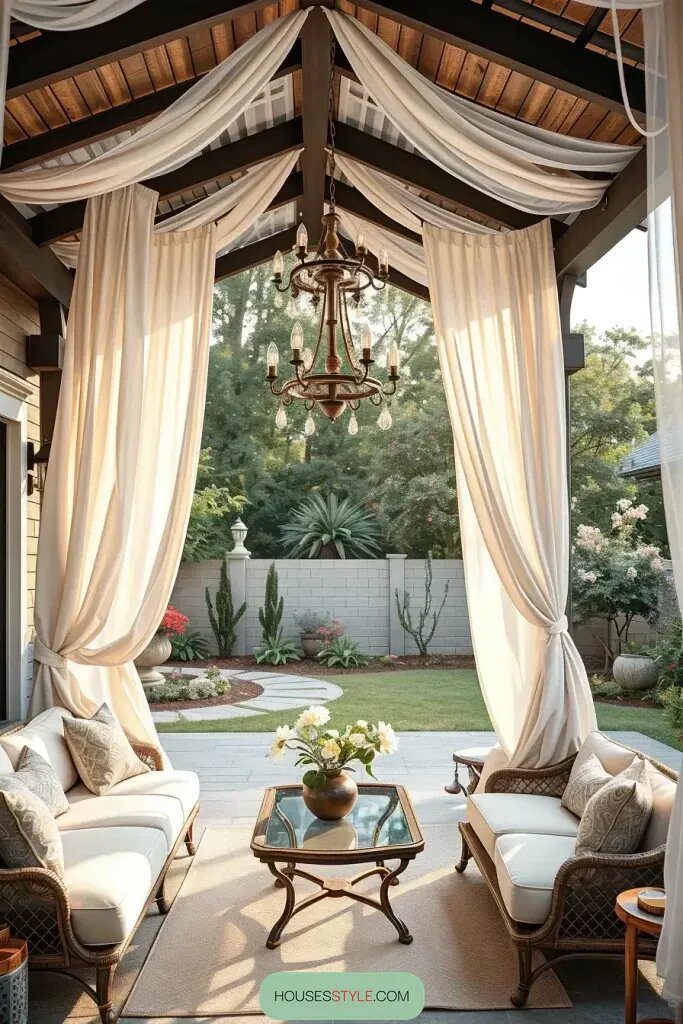 Resort-Style Pergolas and Flowing Drapes - photo 2